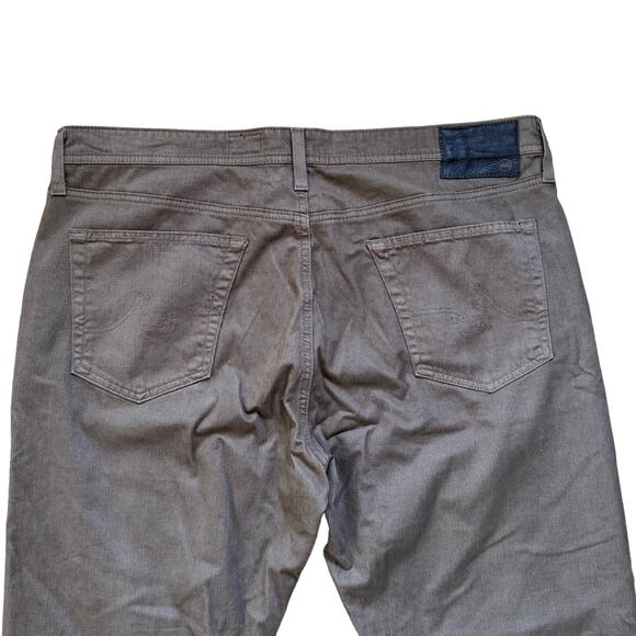 AG Adriano Goldschmied The Everett Slim Straight Men’s Pants Size 38x32 Brown - Picture 7 of 8